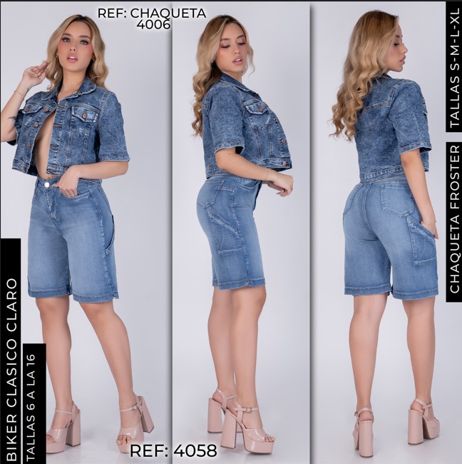CHAQUETA PREMIUM TIPO JEAN